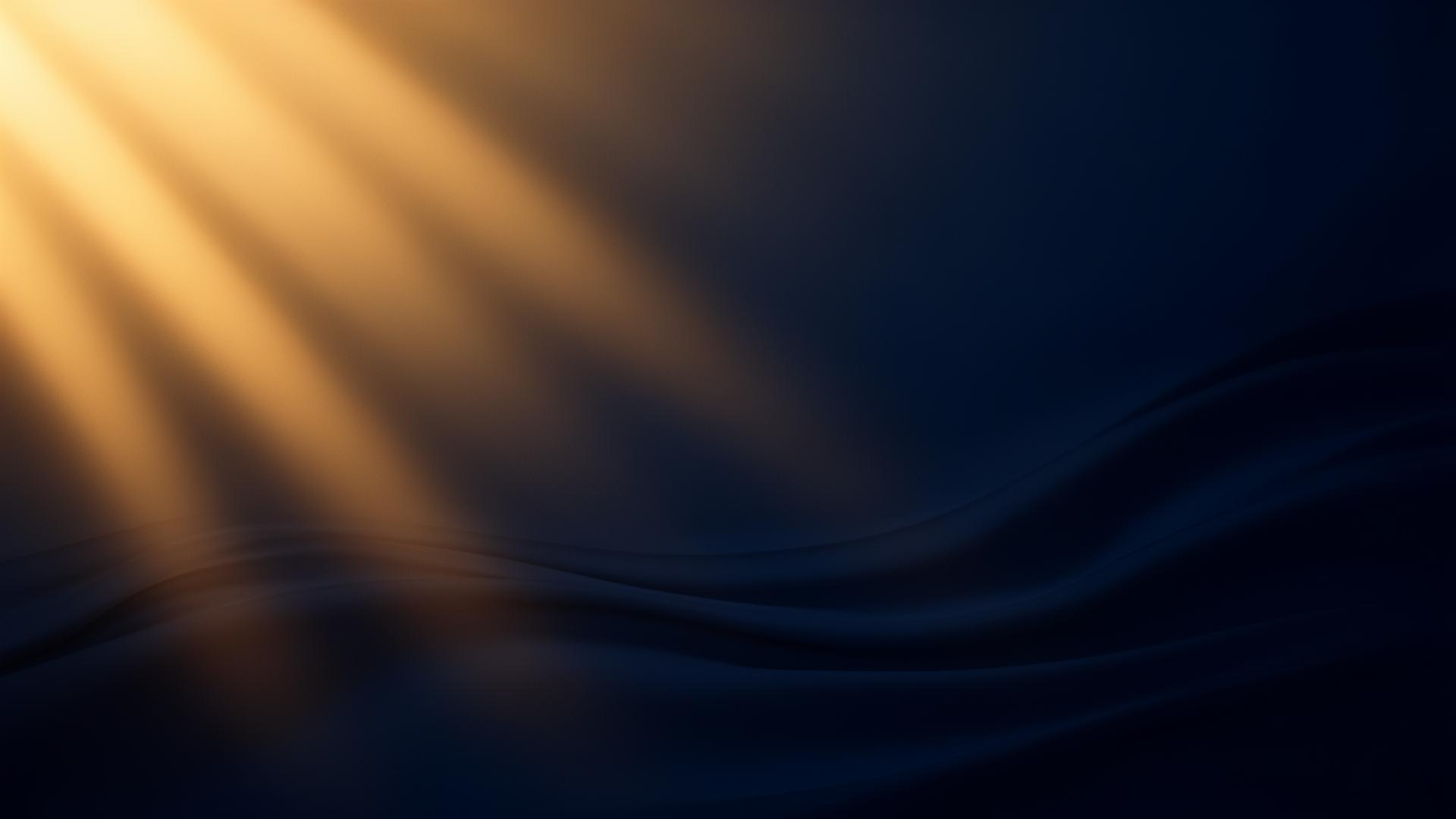 Halcyon Pulse — abstract navy and amber gradient artwork representing calm confidence and creative momentum
